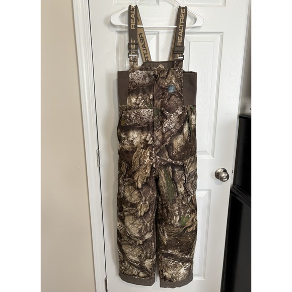 NWOT Realteee Insulated Bib Coveralls APX camo pattern Men's Sz XL HUNT - Picture 1 of 6